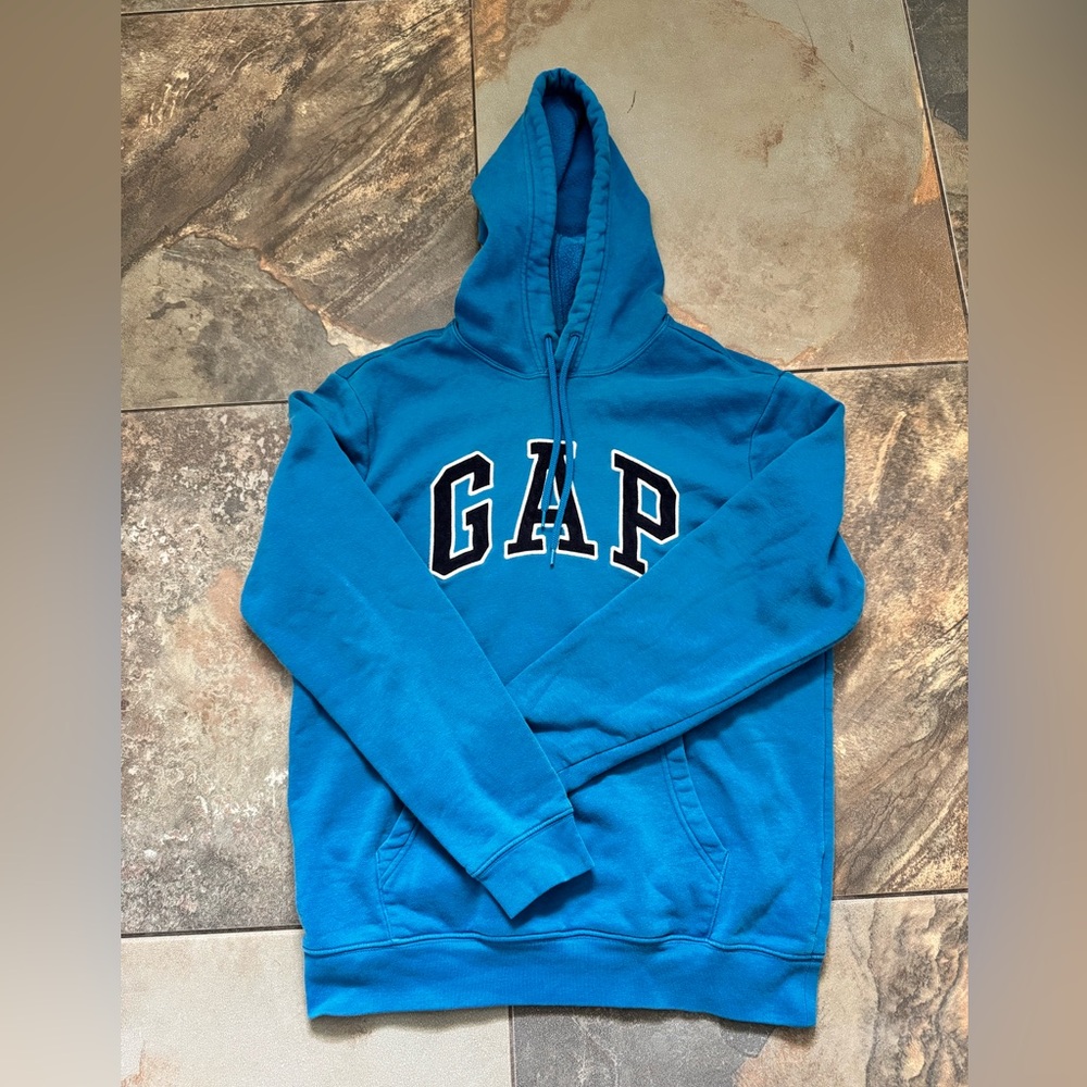 GAP Blue Men's Hoodie Sweater. Size S.